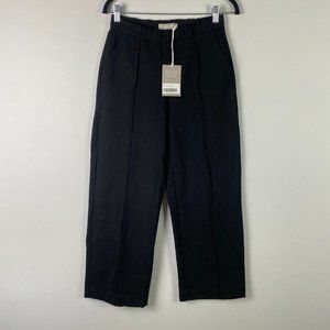SOLD Everlane The Wide Leg Dream Pant Black Size Small Pull On Drawstring